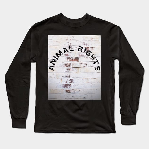 Animal Rights Long Sleeve T-Shirt by aveganmars